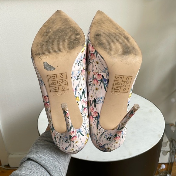 ALDO FLOWER PRINT LIGHT PINK PUMPS, 7.5 - Picture 5 of 6